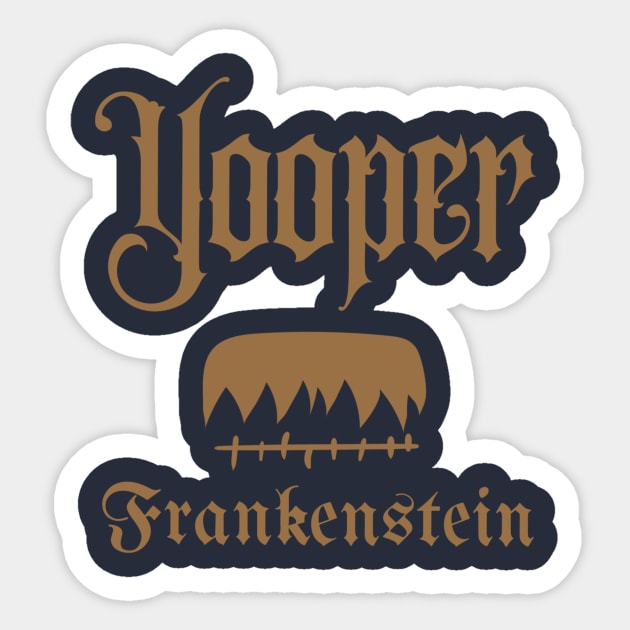 Sleek frankenstein Sticker by yooper Frankenstein